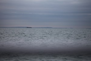 France in the distance as we set out from Dover. It's only 24 nautical miles away and Eastbourne is 46.5