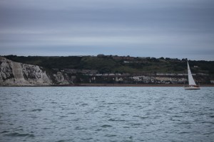 White cliffs from our passage