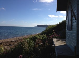 Lucy's Bembridge beach shack view