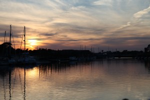 Sunset on the Arun at Littlehampton