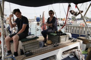 Hugo & Sarah with Cpn' Jack & Fergus