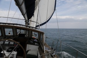 En route to Weymouth, all sails engaged