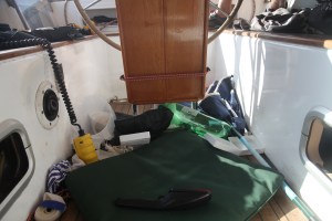 What happens in a rough sea - the cockpit