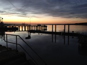 Lovely sunset at Ha'pennu Pier