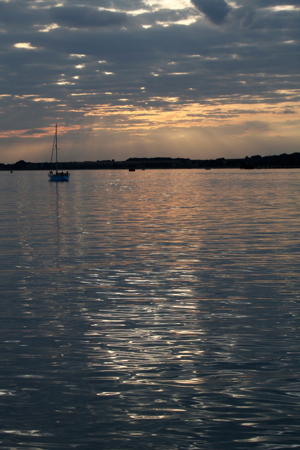 Sun beginning to set