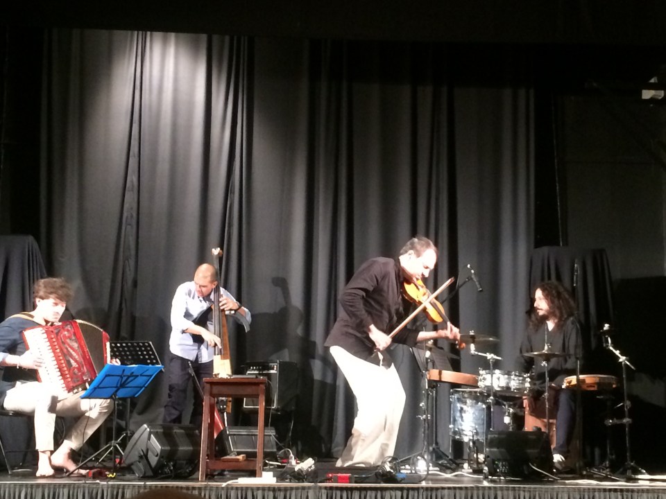 The fabulous Italian Luca Ciarla Quartet playing at the Electric Palace