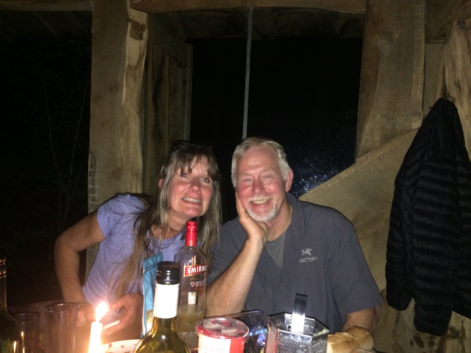 Donna with the new neighbour Steve